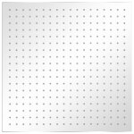 Pomme de douche plongeante 2 pcs acier inoxydable 50x50 cm