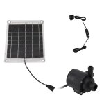 Pompe d'aquarium 12v 10w, dcoration de jardin, mini panneau de fontaine, systme d'arrosage, panneau ...