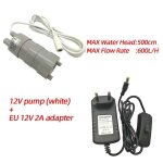 Pompe  eau solaire haute pression pour aquarium, micro pompe lectrique subsn avec adaptateur, jt500 ...
