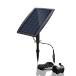 Pompe a eau solaire avec panneau d'alimentation, fontaine décorative enfichable, paysage, piscine, jardin, ... Pompe a eau solaire avec panneau d'alimentation, fontaine décorative enfichable, paysage, piscine, jardin, ...