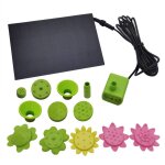 Pompe a eau solaire sans fonction de stockage d'�nergie, buse 9v / xh02 - 0918a w avec panneau, piscine ...