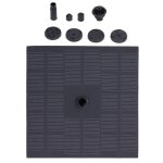 Pompe  eau solaire en silicium monocristallin, carr flottant, fontaine de paysage aquatique extrieur ...