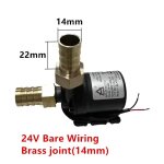 Pompe  eau solaire ultra silencieuse, haute pression, dc 24v, ascenseur 5m 800l / h, moteur sans balais, ...
