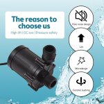 Pompe à eau submersible dc 24 v 90 degrés mini pompe à immersion à faible bruit moteur sans balais de ... Pompe à eau submersible dc 24 v 90 degrés mini pompe à immersion à faible bruit moteur sans balais de ...