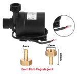Pompe  eau ultra haute pression, dc 12v, 24v, 1 / 2  , interface filete mle, faible bruit, 800l, h, ...