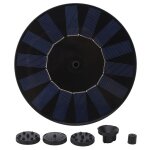 Pompe de fontaine  nergie solaire d'extrieur, 7v, combinaison pour jardins, tangs  oiseaux, petites ...
