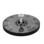 Pompe de fontaine solaire, 3. 5 w 180 mm fontaine solaire avec lumière led, 3000 mah batterie avec 6 ... Pompe de fontaine solaire, 3. 5 w 180 mm fontaine solaire avec lumière led, 3000 mah batterie avec 6 ...