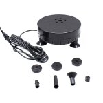Pompe de fontaine solaire pour bain d'oiseaux 6 v 3, 5 w pompe  eau submersible sans balais  nergie ...