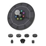 Pompe de fontaine solaire  conomie d'nergie, kit d'arrosage des plantes, fontaine solaire colore, ...