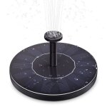 Pompe fontaine solaire, fontaine exterieur solaire brushless 1. 4w avec panneau solaire monocristallin, ...