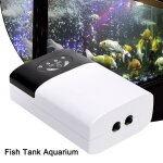 Pompe a oxygne pour aquarium, chargement usb, compresseur portable a trs faible bruit, rservoir de ...