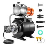 Pompe pour puits peu profonds 1, 6 hp - duoku - 1320 gph - avec rservoir sous pression 5 gallons - surpresseu ...