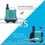 Pompe submersible 5w, pompe de fontaine, pompe  eau d'aquarium, fontaine de rservoir, absorption d'eau ...