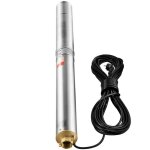 Pompe submersible pour puits profonds - duoku - 1500 w - 9, 8 m� / h d�bit - 108 m de hauteur - acier ...
