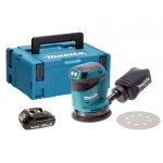Ponceuse excentrique 18v lxt ?125 mm (1x1, 5 ah) en makpac - makita dbo180y1j