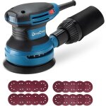 Ponceuse excentrique 380w, 125mm, 6 vitesses, ponceuse orbitale 8, 000 - 12, 800 tr / min avec dépoussiéreur, ... Ponceuse excentrique 380w, 125mm, 6 vitesses, ponceuse orbitale 8, 000 - 12, 800 tr / min avec dépoussiéreur, ...