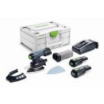 Ponceuse festool delta hybride dtsc 400 3, 0 i - plus - 2 batteries 3. 0 ah 18v - systainer sys3 m 187 ...
