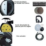 Ponceuse mur et plafond - 225 mm (monophas�) pog225