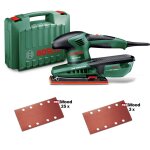 Ponceuse vibrante bosch pss 250 ae + 25 abrasifs, 250w