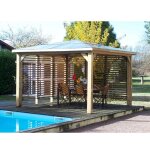 Pool house blueterm avec deux parois ventelles