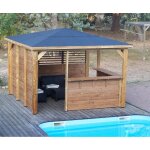 Pool house blueterm double comptoirs double parois et double entr�s