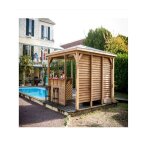 Pool house blueterm double comptoirs et double parois ventelles