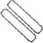 Popu - lot de 2 chanes de trononneuse 30 cm 3 / 8  1, 1 mm 45 tg, chanes de trononneuse compatibles ...