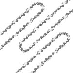Popu - lot de 3 chanes de trononneuses 35cm, 52 maillons, pas de 3 / 8  1, 3 mm chane a faible rebond ...