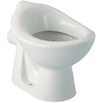 Porcher - cuvette indpendante maternelle 30x40cm en porcelaine avec sortie horizontale d85mm. blanc ...