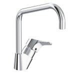 Porcher - mitigeur vier col de cygne ulysse cartouche Ø 38 mm chrom sans tirette ni vidage