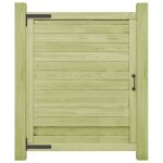 Portail de jardin bois de pin impr�gn� fsc 125 x 100 cm