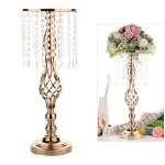 Porte - bougies en fer, vase a fleurs, chandelier, centre de table, candlabre, chemin, dcoration de ...
