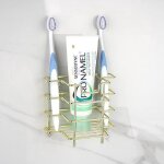 Porte - brosse a dents mural (dor�), convient pour salle de bain, douche, brosse a dents electrique, ...
