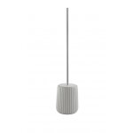 Porte - brosse pour wc a poser en ceramique gris dory