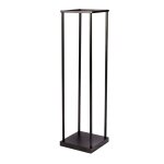 Porte buches vertical en m�tal - noir