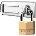 Porte - cadenas acier bross� 89 mm