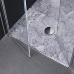 Porte de douche anti - panique avec ouverture a saloon da 100 cm