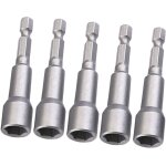 Porte embout magnetique, 10 mm 1 / 4 hexagonal douille visseuse avec rainure à changement rapide pour ... Porte embout magnetique, 10 mm 1 / 4 hexagonal douille visseuse avec rainure à changement rapide pour ...