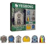 Porte de fée miniature pour l'extérieur, nain de jardin miniature pour accessoires d'arbre, ensemble ... Porte de fée miniature pour l'extérieur, nain de jardin miniature pour accessoires d'arbre, ensemble ...