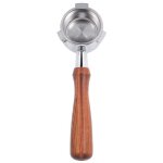 Porte - filtre sans fond pour machine à café, acier inoxydable, porte - filtre, manche en bois, accessoire ... Porte - filtre sans fond pour machine à café, acier inoxydable, porte - filtre, manche en bois, accessoire ...