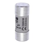 Porte - fusible - eaton - c22g100 - 22x58 mm - 100a gg - 500v ac cylindrique
