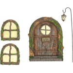 Portes jardin feriques 13. 5cm - arbres phosphorescents