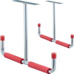 Porte - outils en lot de 2, charge max. : env. 25 kg, acier, rembourrage en mousse, hl 30 x 42 cm, argent� ...