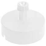 Porte - parapluie porte - parasol blanc d 40 cm pour terrasse jardin, tige 20 - 40 mm remplie de sable ... Porte - parapluie porte - parasol blanc d 40 cm pour terrasse jardin, tige 20 - 40 mm remplie de sable ...