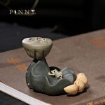 Porte - pot de graines de lotus en argile violette, en céramique, ornements pour cérémonie de thé, figurines ... Porte - pot de graines de lotus en argile violette, en céramique, ornements pour cérémonie de thé, figurines ...