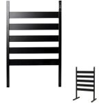 Porte - serviette �lectrique - innovagoods - 140w - 5 barres - mural et autoportant - design moderne