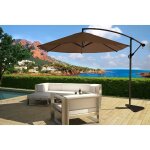 Porticcio chocolat : parasol d�port� Ø 300cm