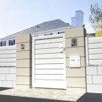 Portillon brise - vue l 1000 x h 1857 mm - blanc