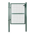 Portillon de jardin 125 x 106 cm avec serrure maille m�tallique vert