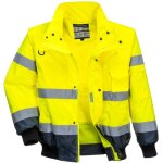 Portwest - blouson haute visibilit� 3 en 1 manches amovibles bicolore jaune / marine xs